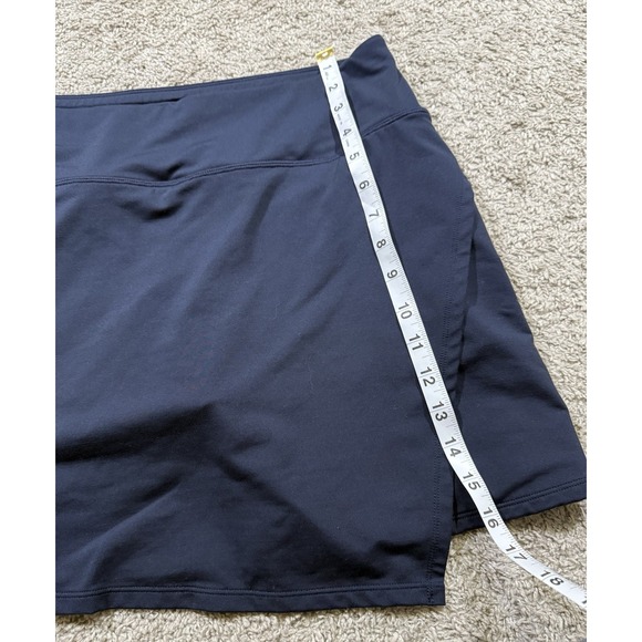 Athleta Womens Blue Mesh Lined Stretch Skort Performance Skirt Tennis Golf‎ M - Picture 4 of 6